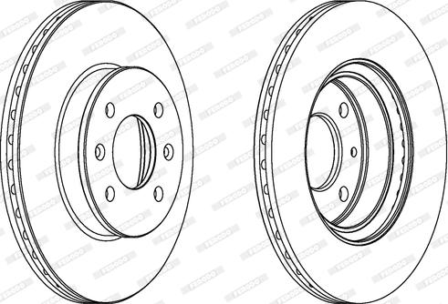 Ferodo DDF1636C - Kočioni disk www.molydon.hr