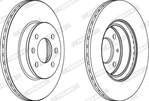 Ferodo DDF1636X - Kočioni disk www.molydon.hr