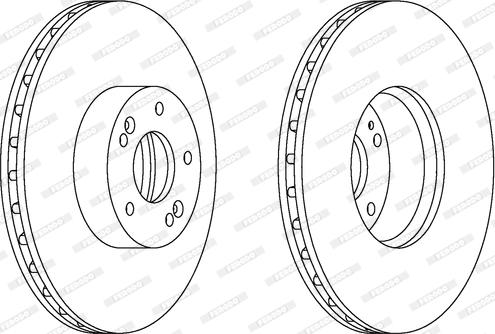 Ferodo DDF163-1 - Kočioni disk www.molydon.hr