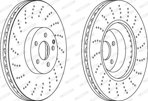 Ferodo DDF1637 - Kočioni disk www.molydon.hr