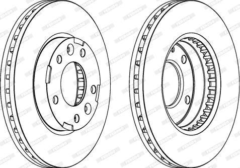 Ferodo DDF1629 - Kočioni disk www.molydon.hr