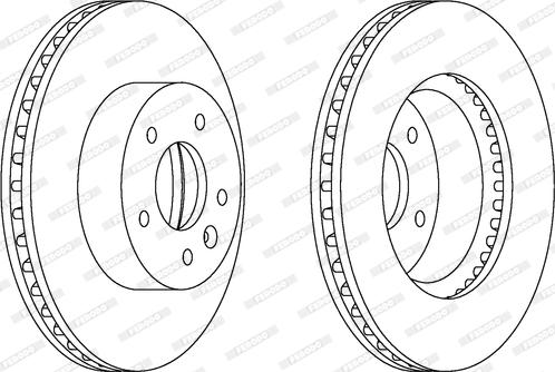 Ferodo DDF1625C - Kočioni disk www.molydon.hr