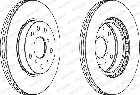 Ferodo DDF1620C - Kočioni disk www.molydon.hr