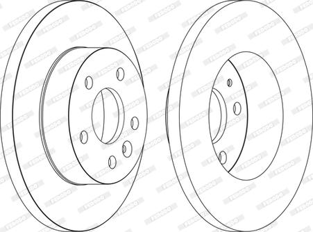 Ferodo DDF1674C - Kočioni disk www.molydon.hr