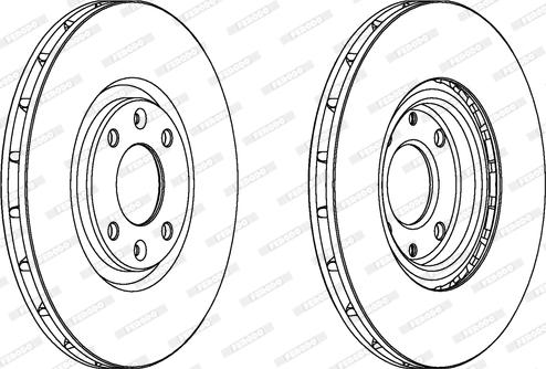 Ferodo DDF1676C - Kočioni disk www.molydon.hr