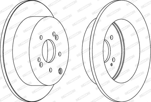 Ferodo DDF1671C - Kočioni disk www.molydon.hr