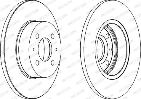 Ferodo DDF109 - Kočioni disk www.molydon.hr