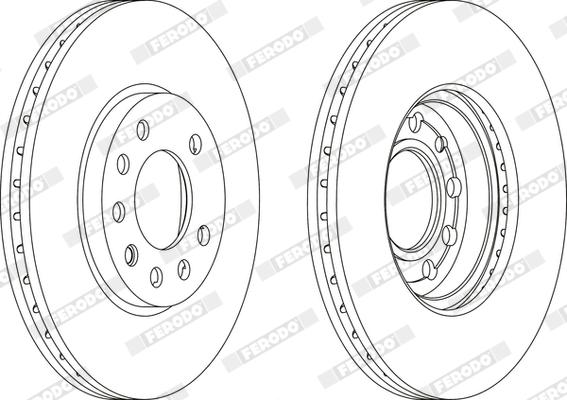 Ferodo DDF1042X - Kočioni disk www.molydon.hr