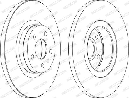 Ferodo DDF1057C - Kočioni disk www.molydon.hr