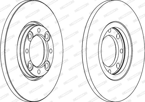 Ferodo DDF105 - Kočioni disk www.molydon.hr