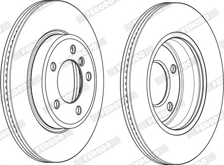 Ferodo DDF1066X - Kočioni disk www.molydon.hr