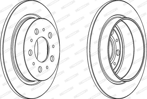 Ferodo DDF1060 - Kočioni disk www.molydon.hr