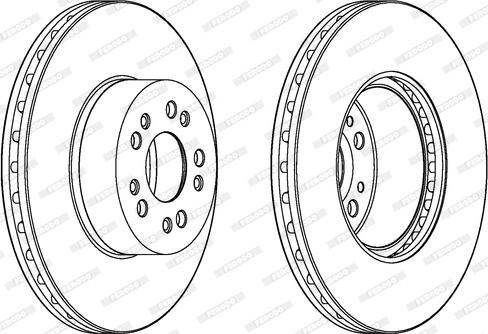 Ferodo DDF1061C-1 - Kočioni disk www.molydon.hr