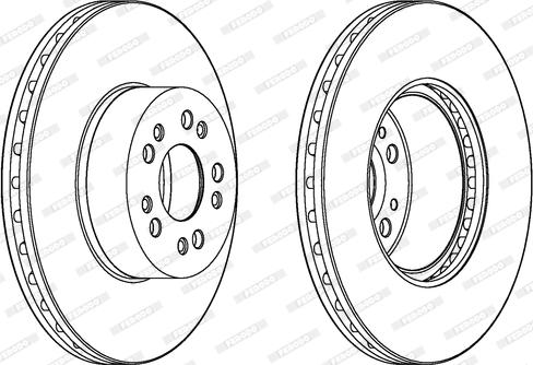 Ferodo DDF106-1 - Kočioni disk www.molydon.hr