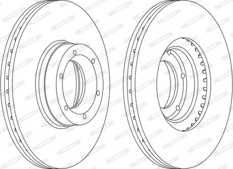 Ferodo DDF1067C - Kočioni disk www.molydon.hr