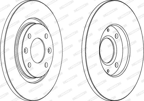 Ferodo DDF1000C - Kočioni disk www.molydon.hr