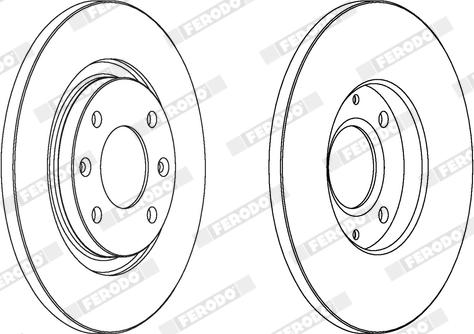 Ferodo DDF1000X - Kočioni disk www.molydon.hr