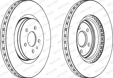 Ferodo DDF100-1 - Kočioni disk www.molydon.hr