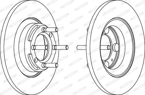 Ferodo DDF101 - Kočioni disk www.molydon.hr