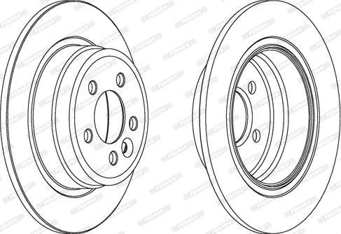 Ferodo DDF108-1 - Kočioni disk www.molydon.hr