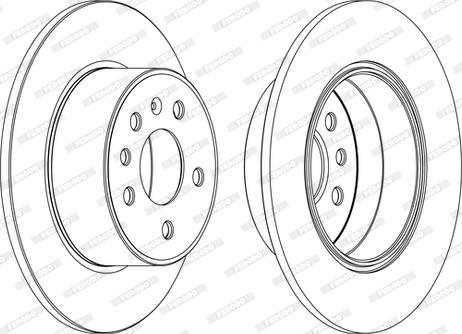 Ferodo DDF1083C - Kočioni disk www.molydon.hr