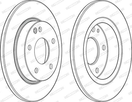 Ferodo DDF1034C - Kočioni disk www.molydon.hr