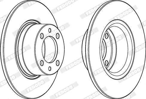 Ferodo DDF1035X - Kočioni disk www.molydon.hr