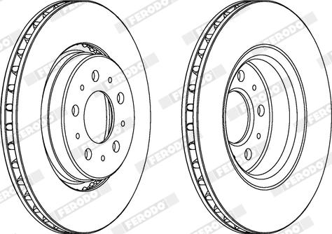 Ferodo DDF1031X - Kočioni disk www.molydon.hr