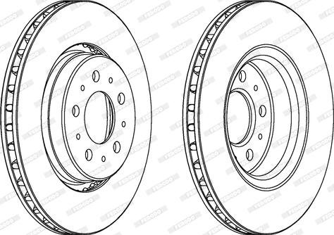 Ferodo DDF103-1 - Kočioni disk www.molydon.hr