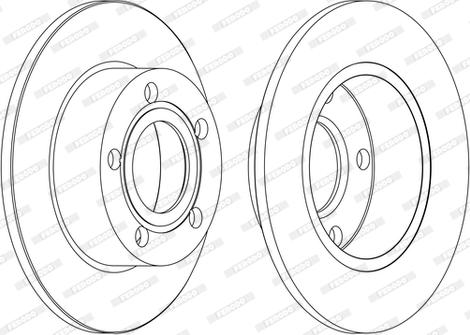 Ferodo DDF1033C - Kočioni disk www.molydon.hr