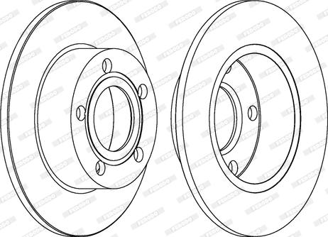 Ferodo DDF1033 - Kočioni disk www.molydon.hr