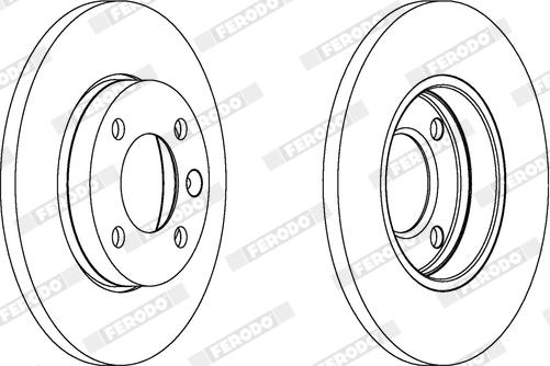 Ferodo DDF103X - Kočioni disk www.molydon.hr