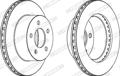 Ferodo DDF1027X - Kočioni disk www.molydon.hr