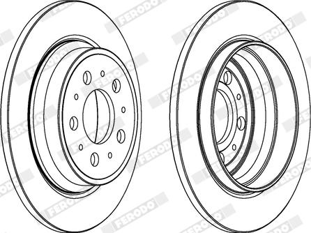 Ferodo DDF1079X - Kočioni disk www.molydon.hr