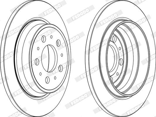 Ferodo DDF1079X - Kočioni disk www.molydon.hr