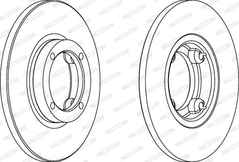 Ferodo DDF1076C - Kočioni disk www.molydon.hr