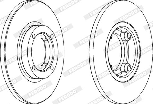 Ferodo DDF1076X - Kočioni disk www.molydon.hr