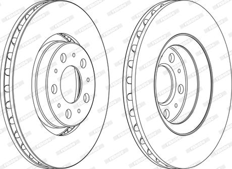 Ferodo DDF1078C-1-D - Kočioni disk www.molydon.hr