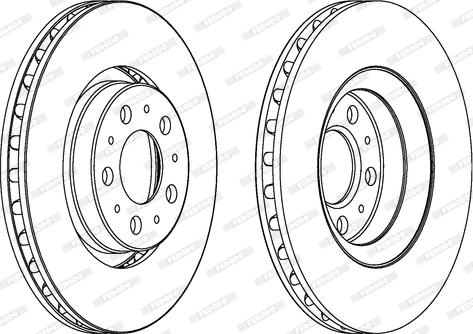 Ferodo DDF1078C - Kočioni disk www.molydon.hr