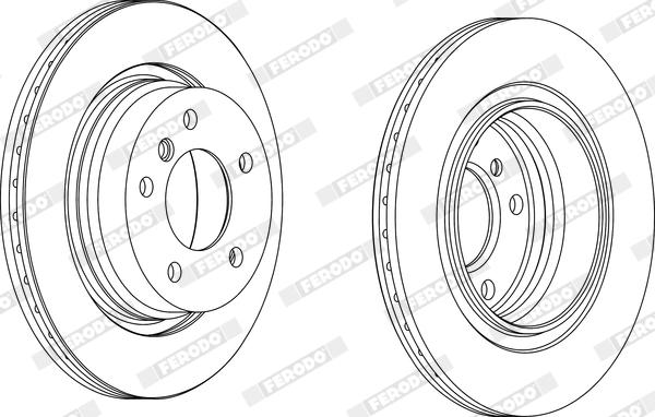 Ferodo DDF1073X - Kočioni disk www.molydon.hr