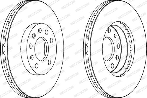 Ferodo DDF1191C-1 - Kočioni disk www.molydon.hr