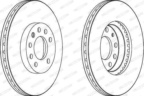 Ferodo DDF1191C - Kočioni disk www.molydon.hr