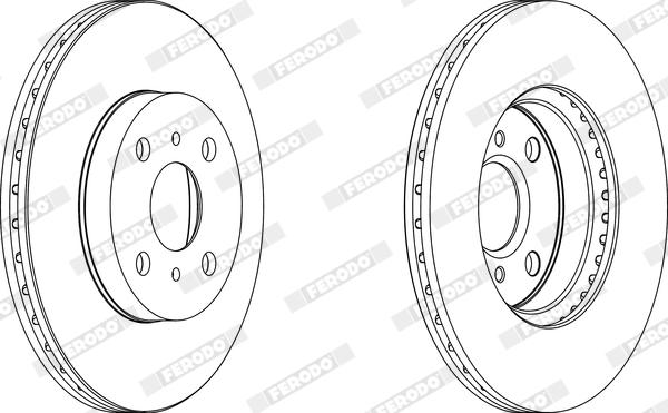 Ferodo DDF1149X - Kočioni disk www.molydon.hr