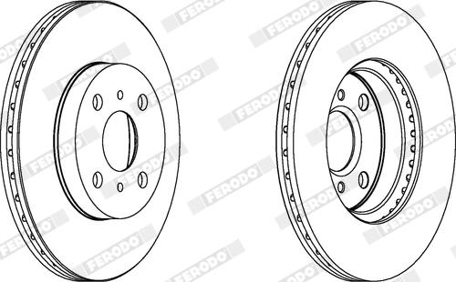 Ferodo DDF1149X - Kočioni disk www.molydon.hr