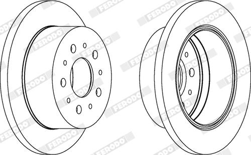 Ferodo DDF1145X - Kočioni disk www.molydon.hr