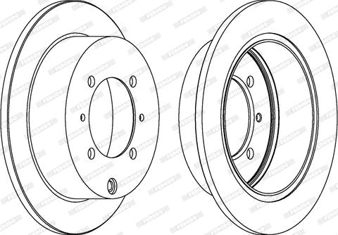 Ferodo DDF114-1 - Kočioni disk www.molydon.hr