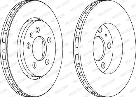 Ferodo DDF1154C - Kočioni disk www.molydon.hr