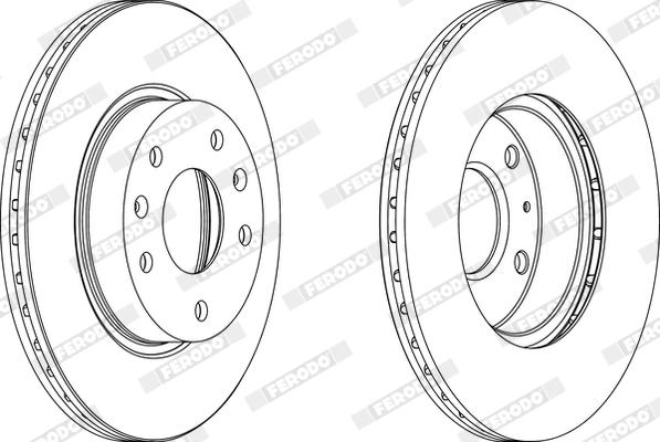 Ferodo DDF1151X - Kočioni disk www.molydon.hr