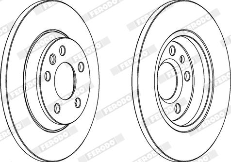 Ferodo DDF1158X - Kočioni disk www.molydon.hr