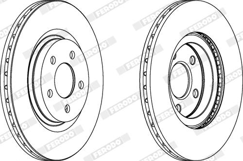 Ferodo DDF1153X - Kočioni disk www.molydon.hr